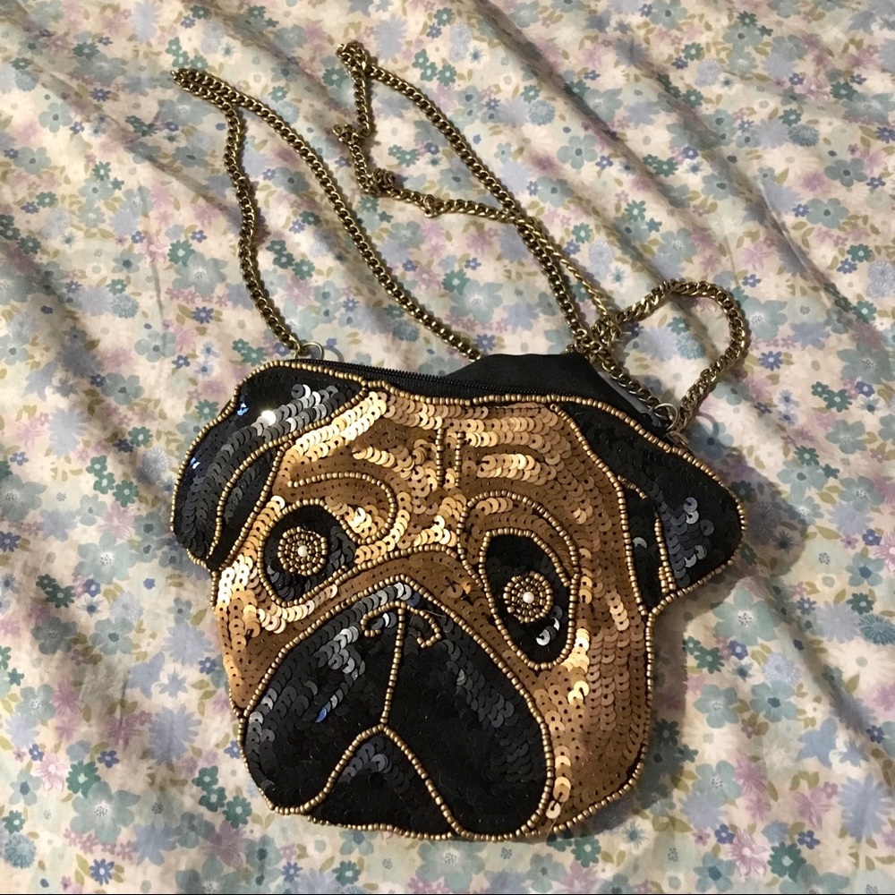 Forever 21 pug purse